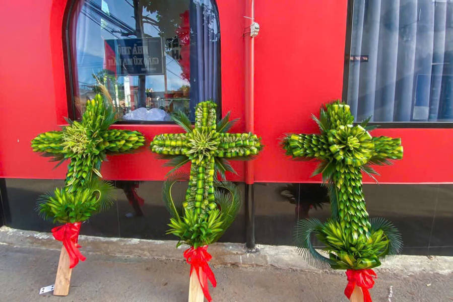 cách xếp lá dừa hình con cào cào-5 cách xếp lá dừa hình con cào cào-5