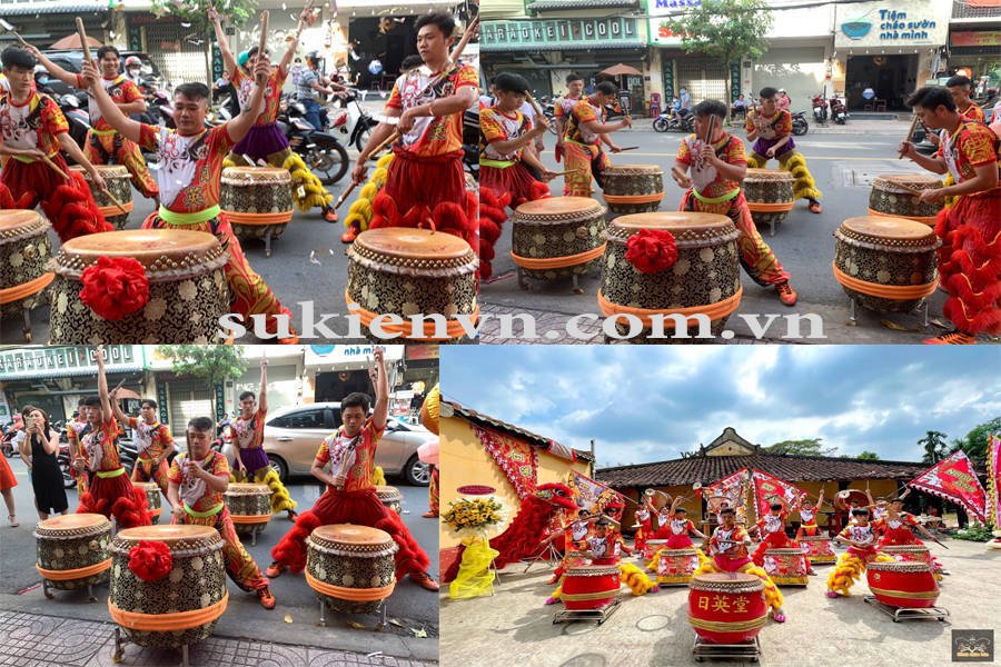 Cho thuê trống hội khai trương