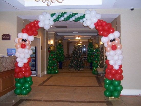 trang trí bong bóng noel
