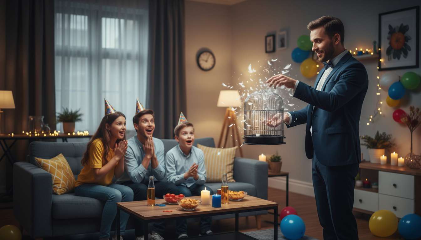 Dịch Vụ Biểu Diễn Ảo Thuật Tại Nhà