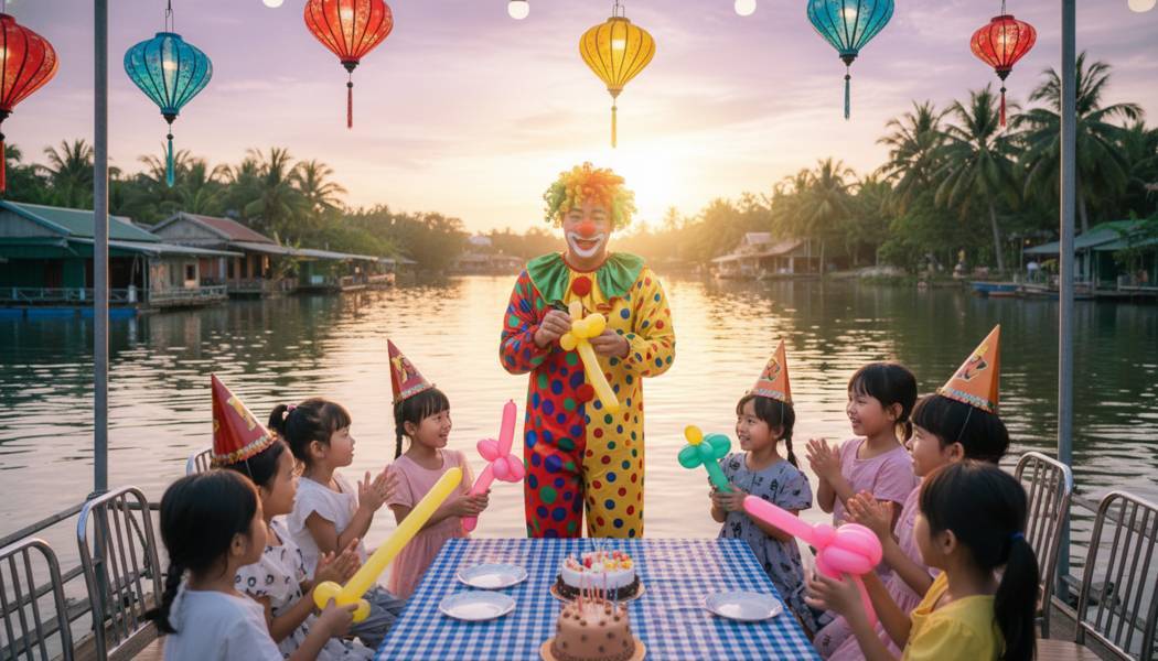 Dịch Vụ Chú Hề Thổi Bóng Tại Nhà Bè 