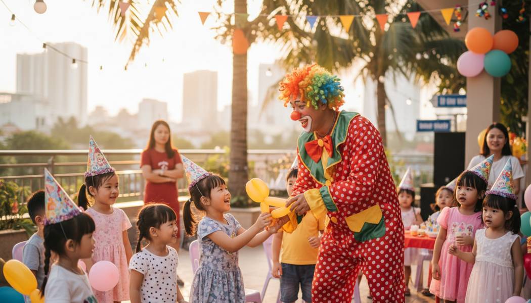 Dịch Vụ Chú Hề Thổi Bóng Tại Quận 10 