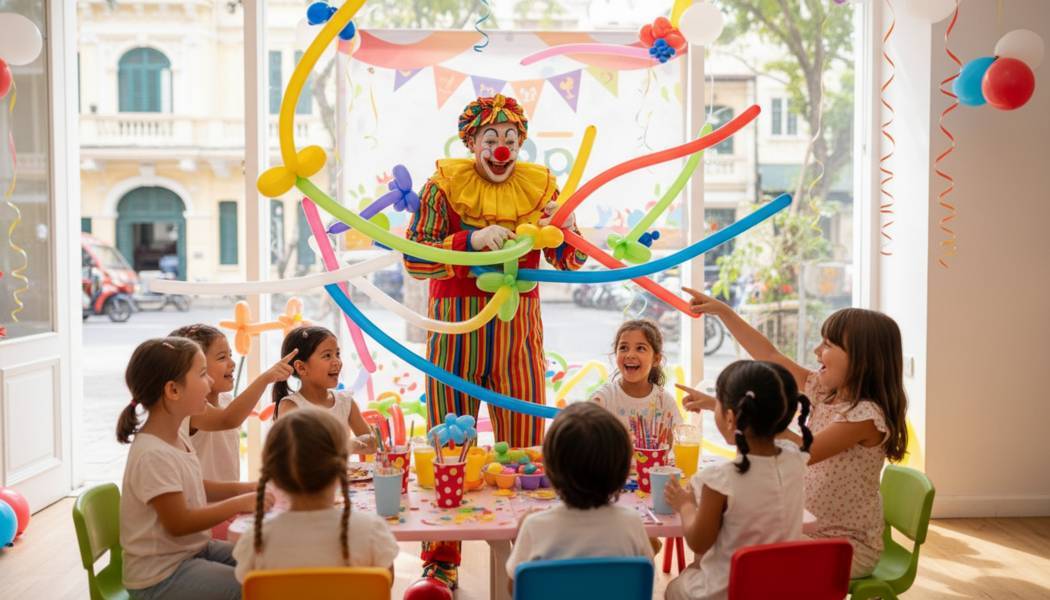Dịch Vụ Chú hề Vặn Bóng Tại Quận 3 