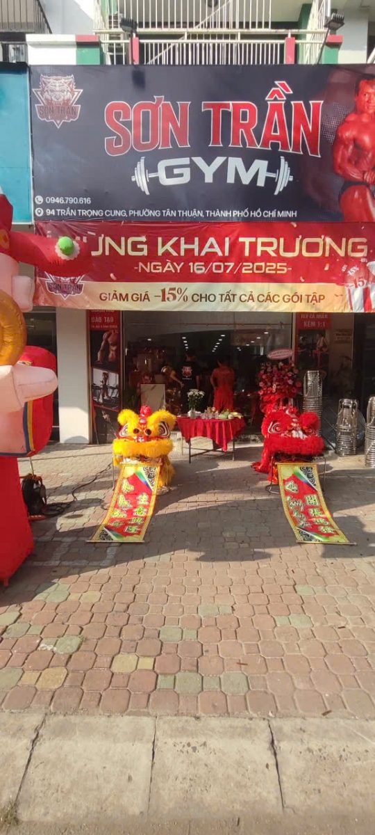 DỊCH VỤ MÚA LÂN KHAI TRƯƠNG TẠI NHÀ BÈ