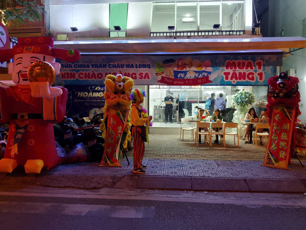 dịch vụ múa lân khai trương tại quận Tân Phú 1