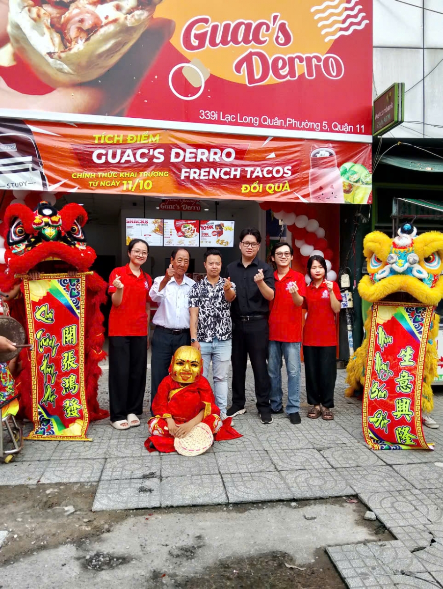 dịch vụ múa lân khai trương tại quận Tân Phú 3