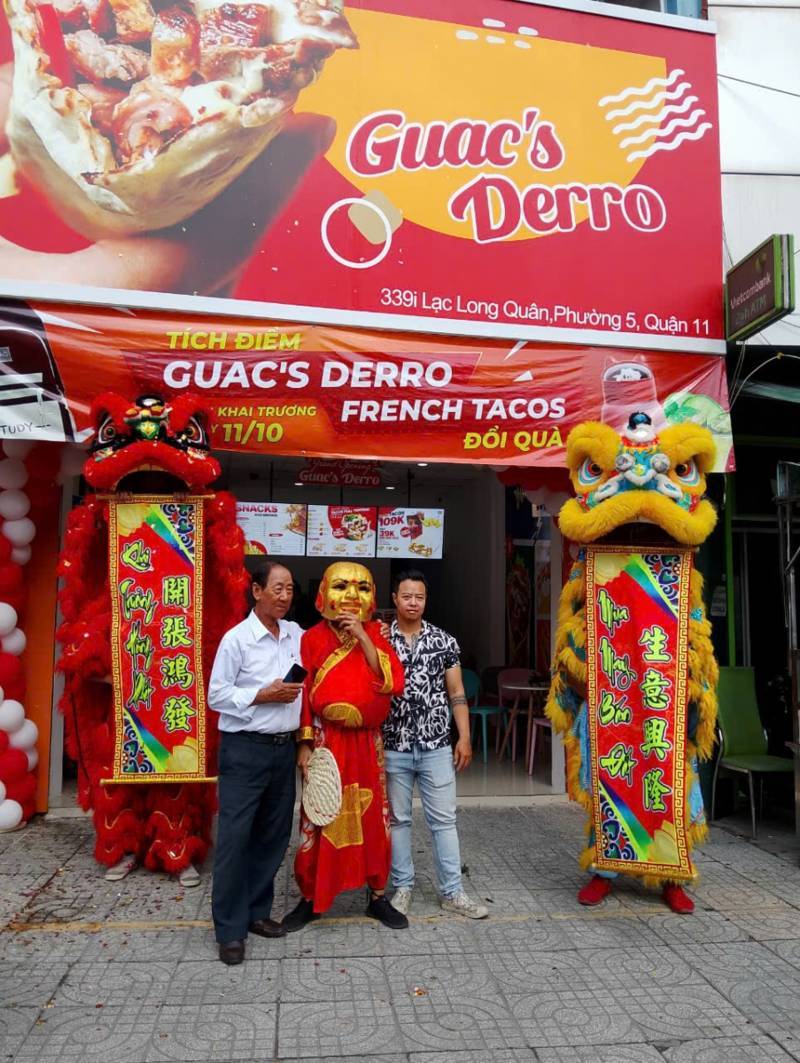 Dịch vụ múa lân khai trương tại quận Tân Phú 5