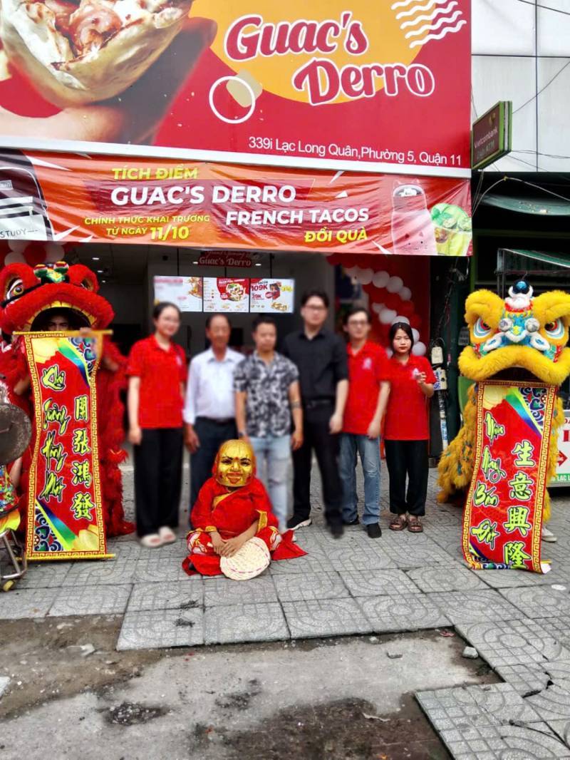 Dịch vụ múa lân khai trương tại quận Tân Phú 6