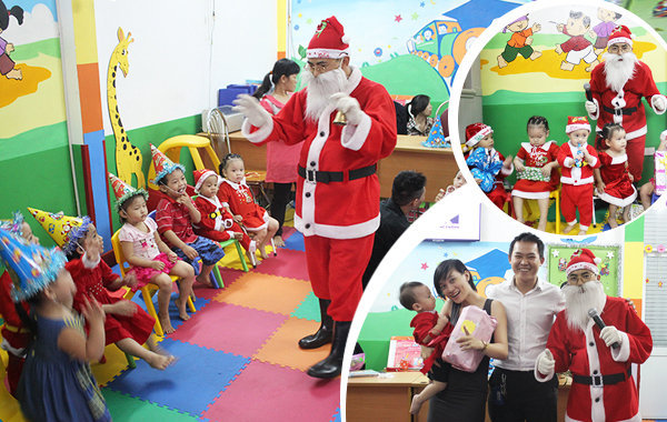 dịch vụ ông già noel quà tặng cho bé