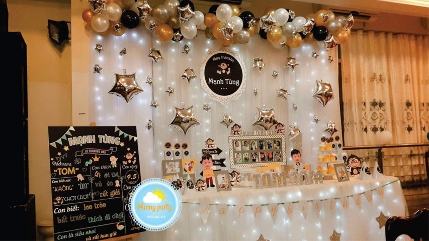 trang trí bàn gallery chủ đề con khỉ 3