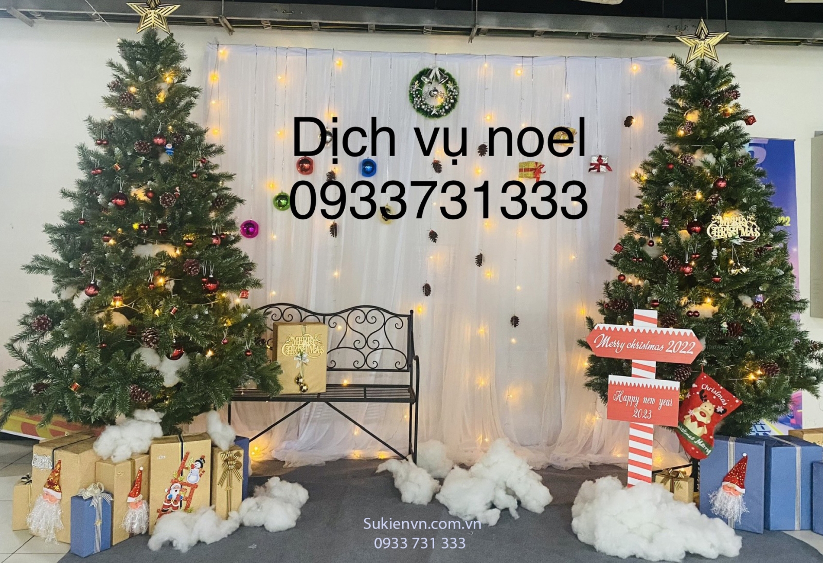 dịch vụ trang trí cây thông noel 