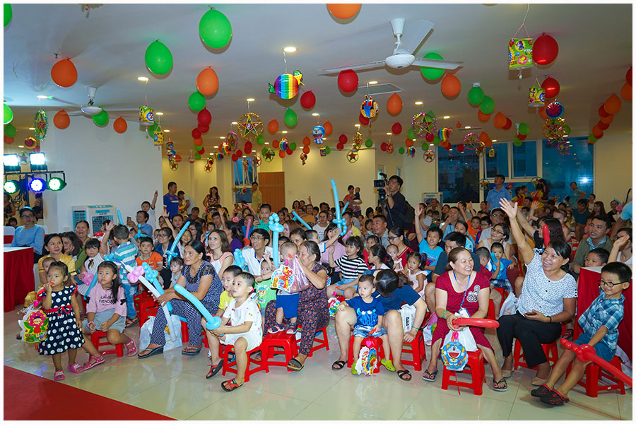 dịch vụ trang trí trung thu chung cư