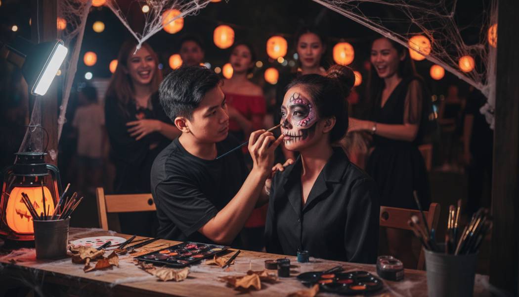Dịch Vụ Vẽ Mặt Halloween Tại Bình Phước 