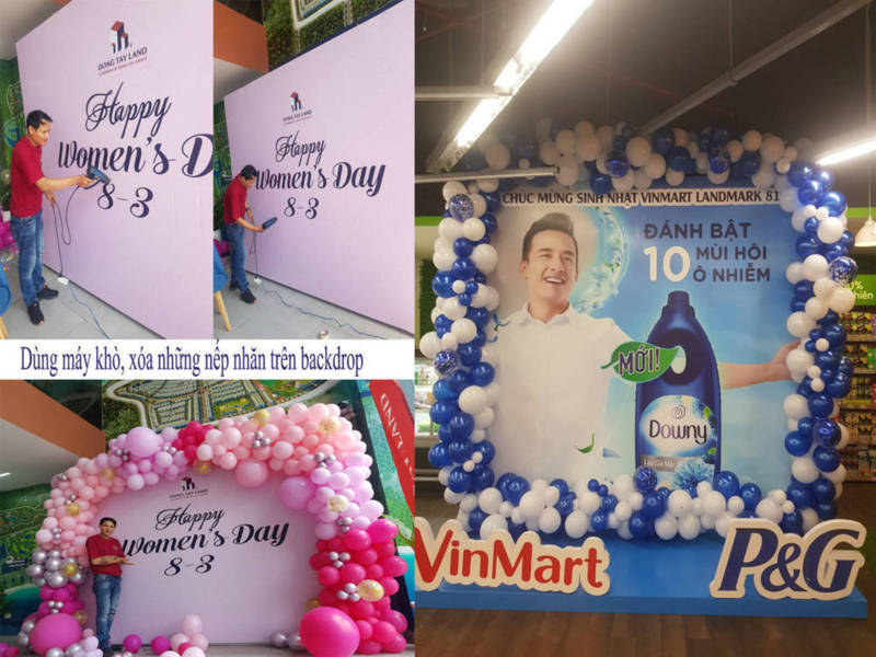 Đơn vị thi công backdrop của Sự Kiện VN