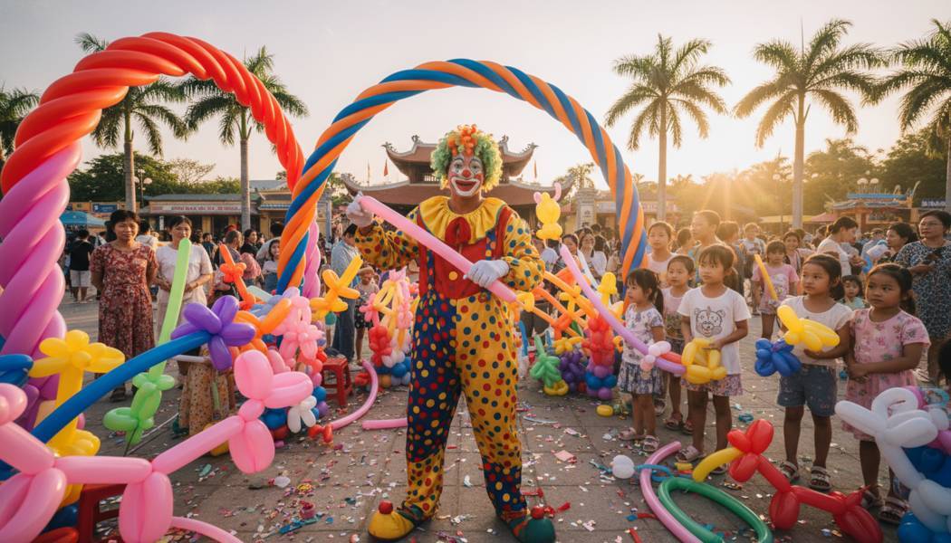 Giá Thuê Chú Hề Tạo Hình Bong Bóng Tại Đồng Nai