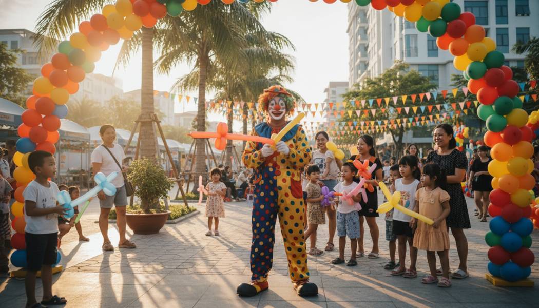 Giá Thuê Chú Hề Vặn Bóng Tại Bình Chánh