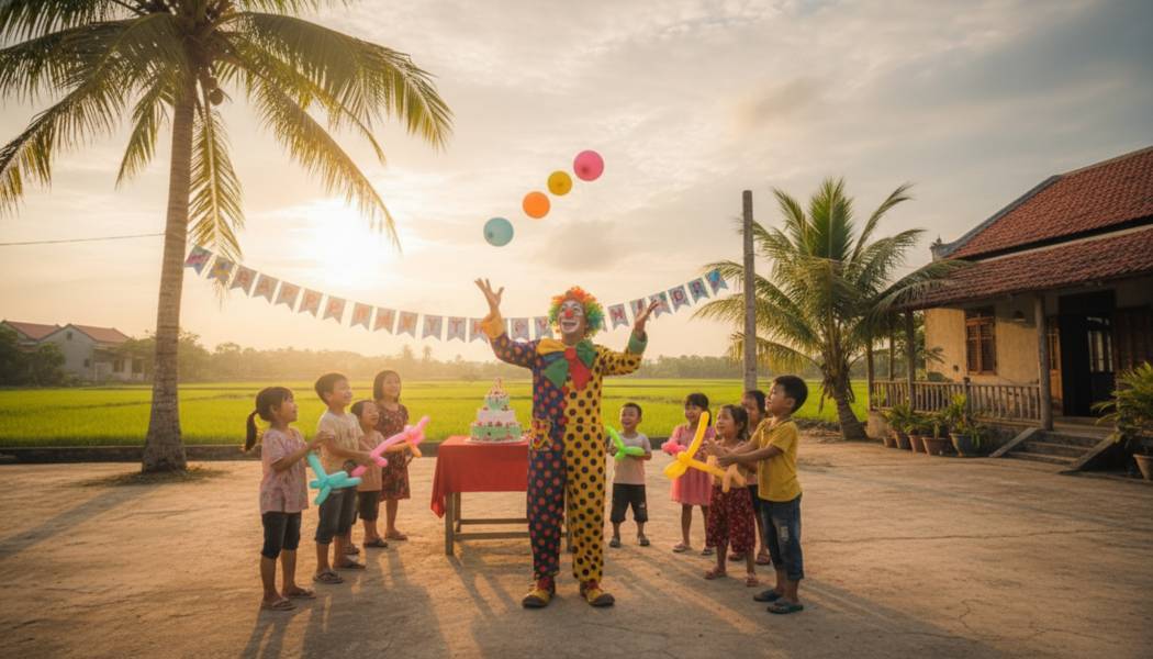 Thuê Chú Hề Tổ Chức Sinh Nhật Tại Củ Chi 