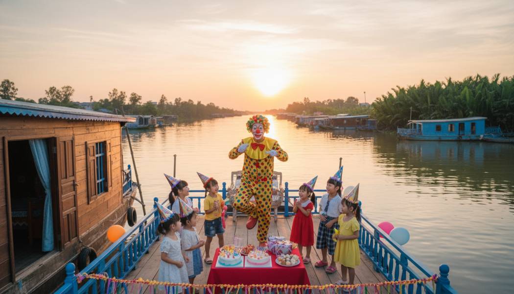 Thuê Chú Hề Tổ Chức Sinh Nhật Tại Nhà Bè 
