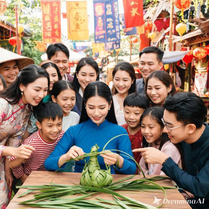 thuê nghệ nhân đan lá dừa-1