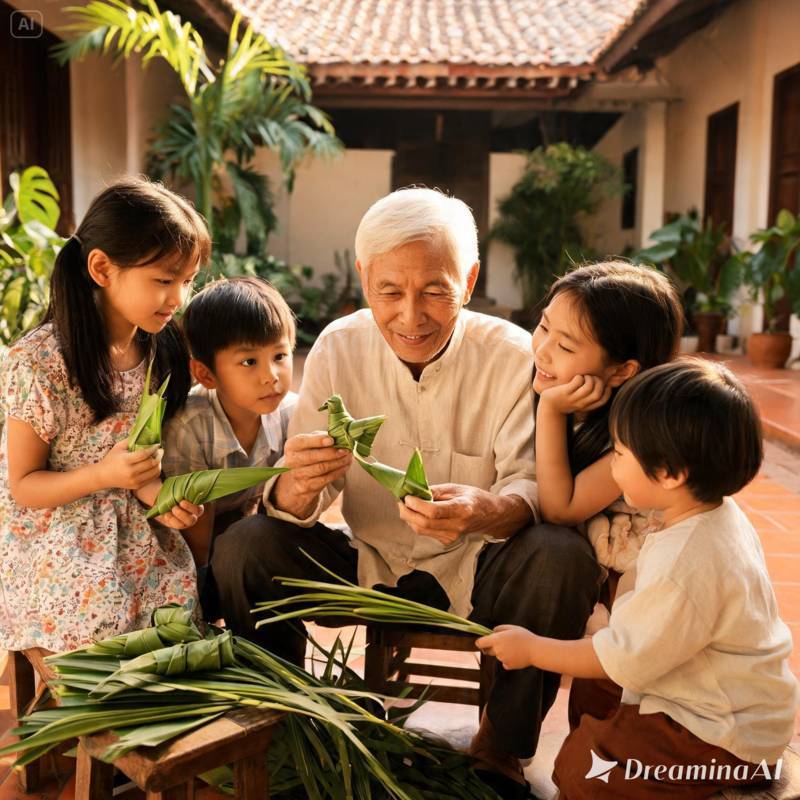 thuê nghệ nhân đan lá dừa-5