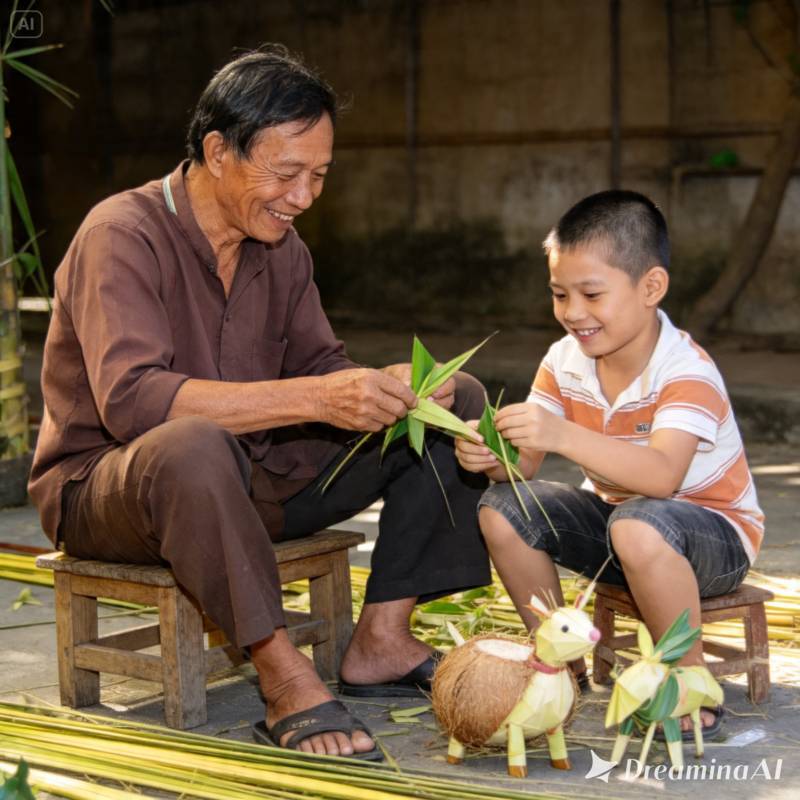 thuê nghệ nhân xếp lá dừa tại bình thạnh-2