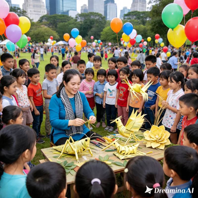 thuê nghệ nhân xếp lá dừa tại bình thạnh-3