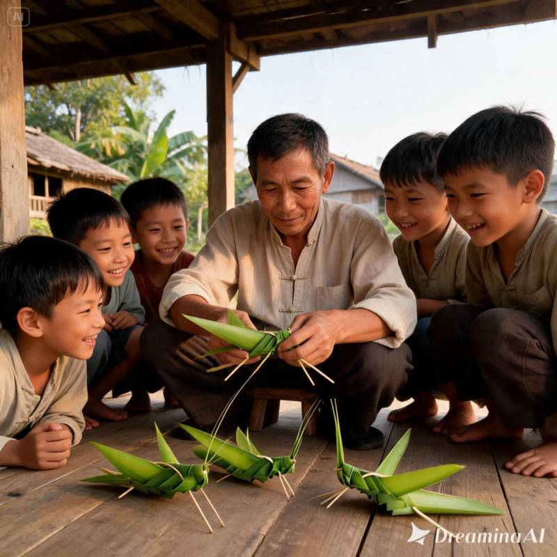 thuê nghệ nhân xếp lá dừa tại  quận 10-1