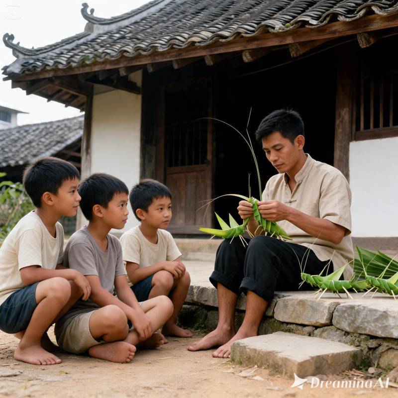thuê nghệ nhân xếp lá dừa tại  quận 10-5