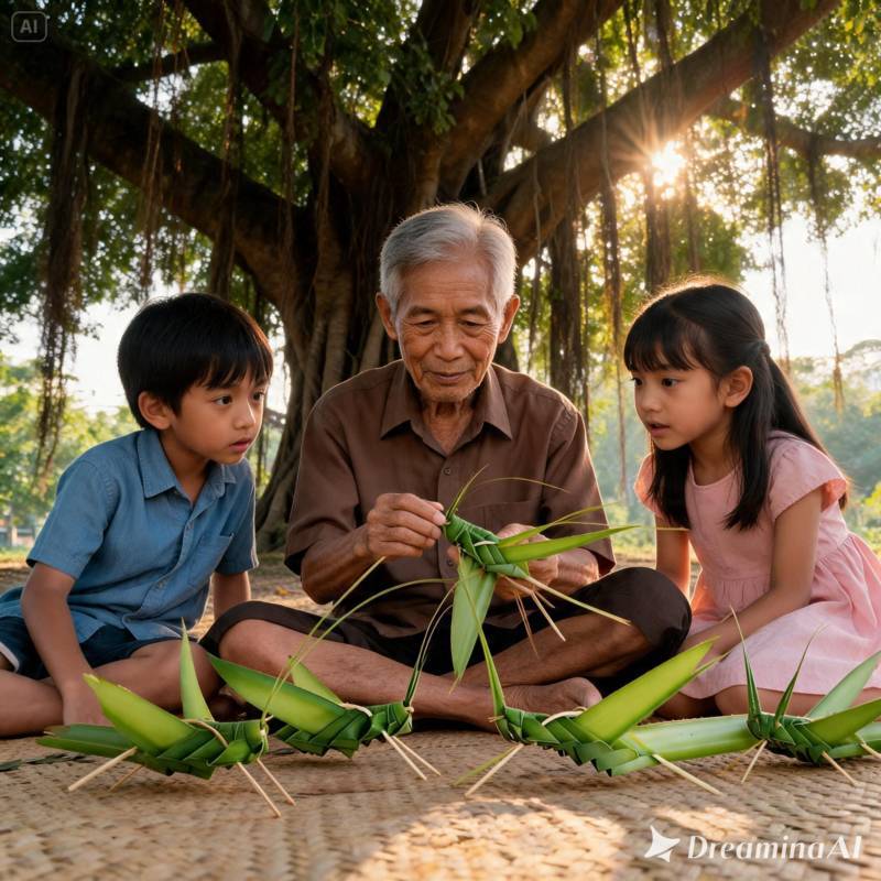 thuê nghệ nhân xếp lá dừa tại quận 8-2