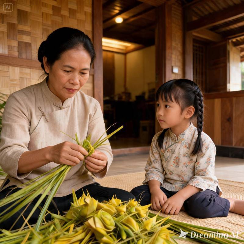 thuê nghệ nhân xếp lá dừa tại quận 8-5