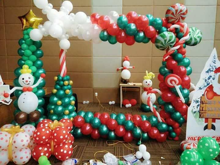 trang trí bong bong bóng noel 4