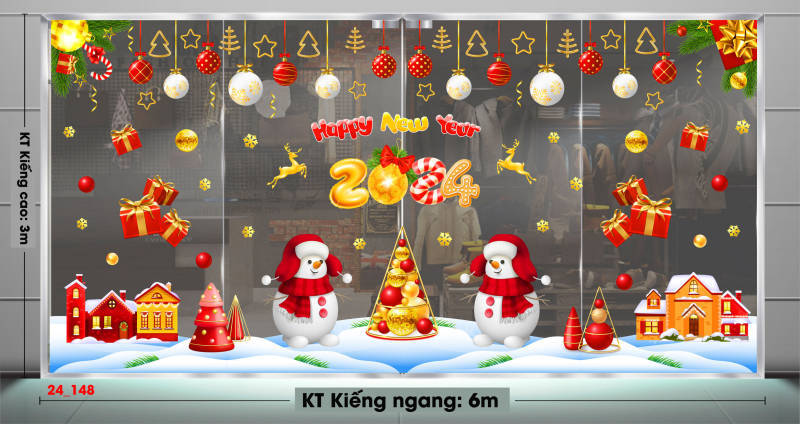 Trang trí Noel cho văn phòng, công ty 