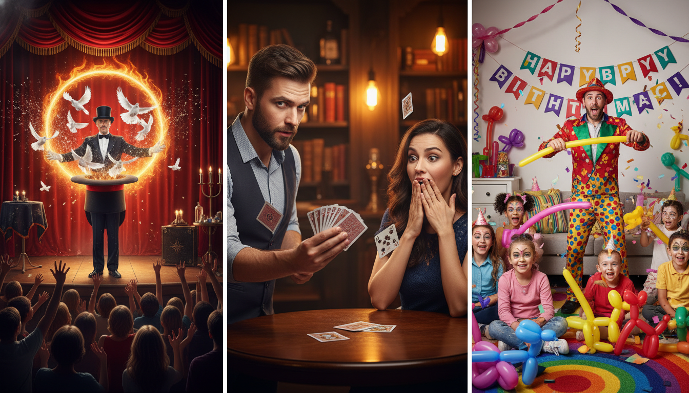 Dịch Vụ Biểu Diễn Ảo Thuật Tại Quận 8