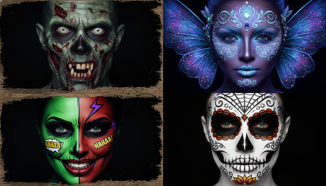 Dịch Vụ Vẽ Mặt Halloween Tại Quận 1