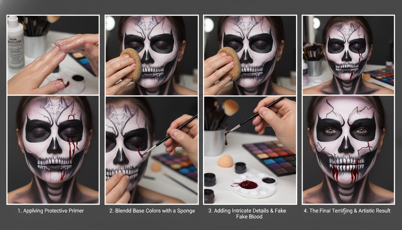 Dịch Vụ Vẽ Mặt Halloween Tại Bình Phước