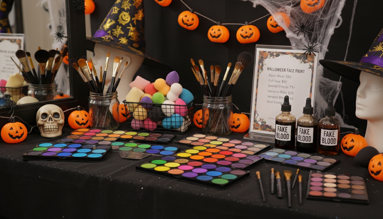 Dịch Vụ Vẽ Mặt Halloween Tại Bình Thạnh