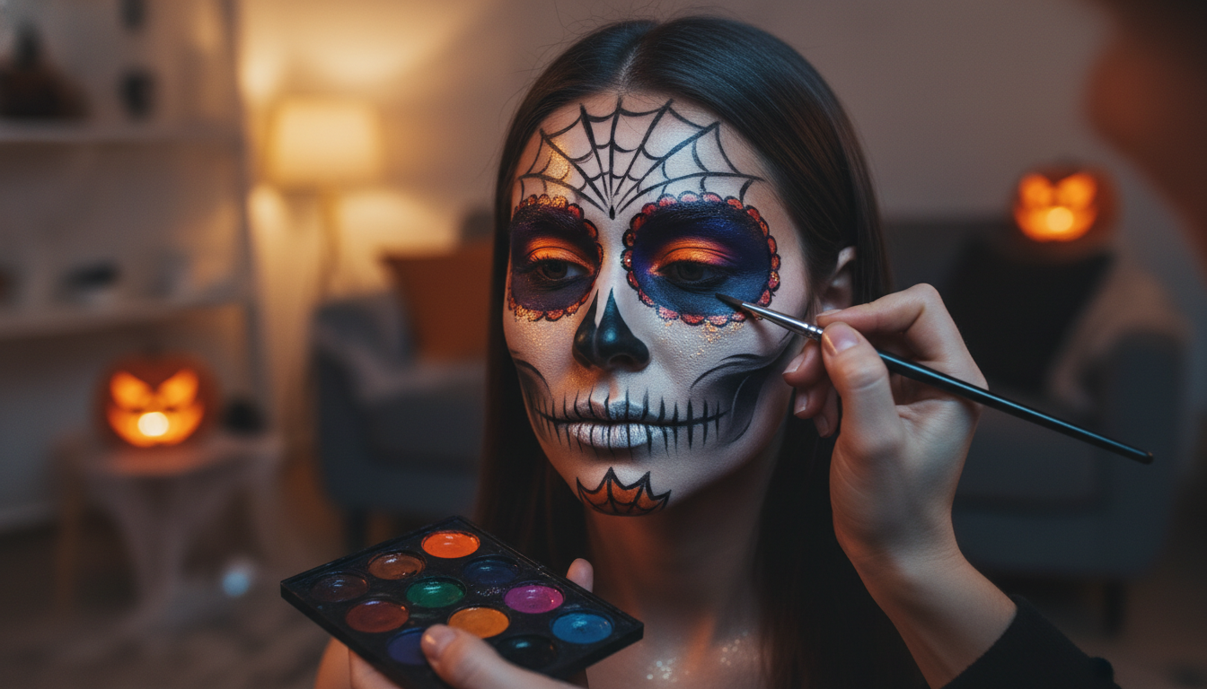 Dịch Vụ Vẽ Mặt Halloween Tại Hóc Môn