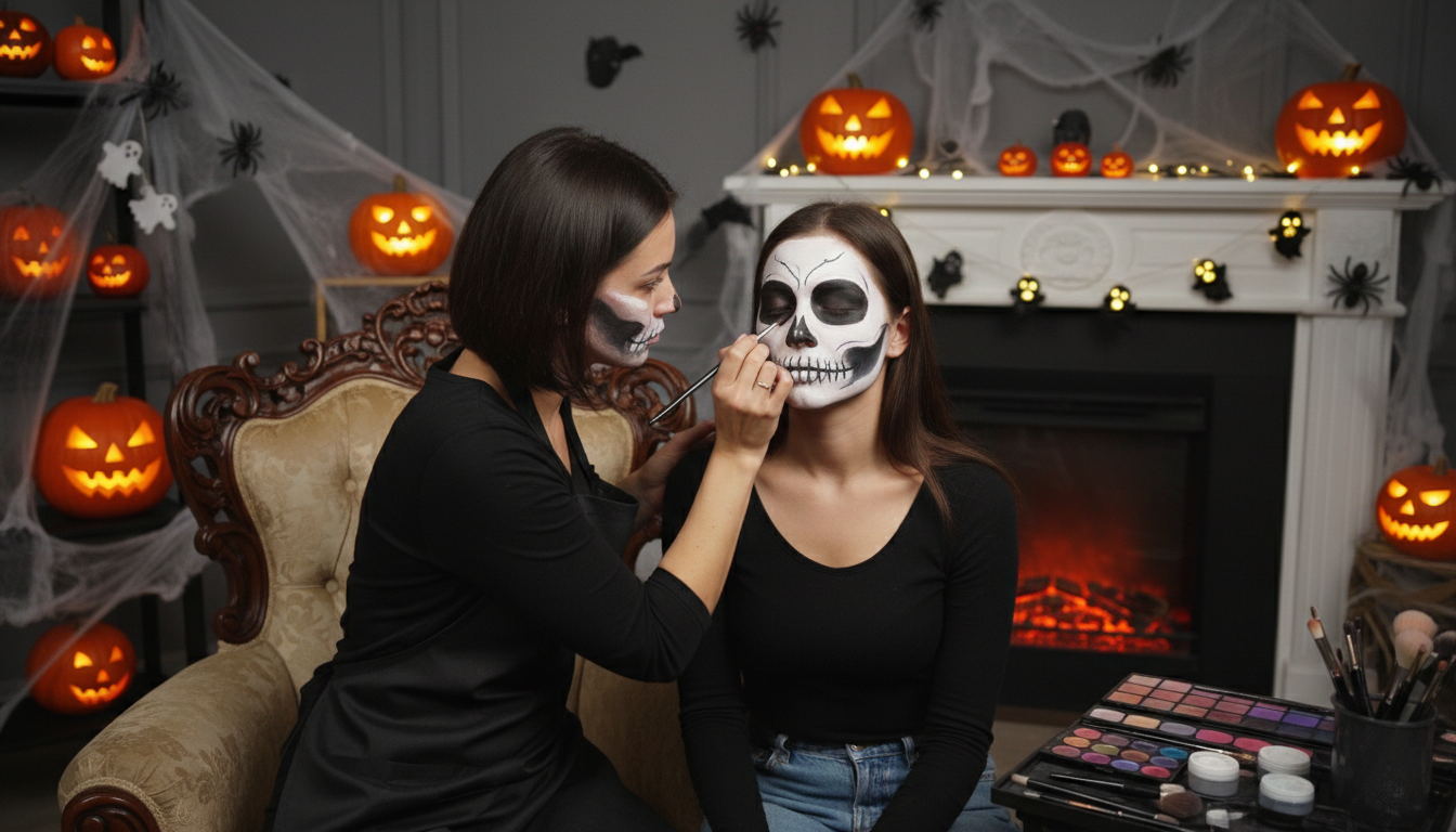 Dịch Vụ Vẽ Mặt Halloween Tại Long An