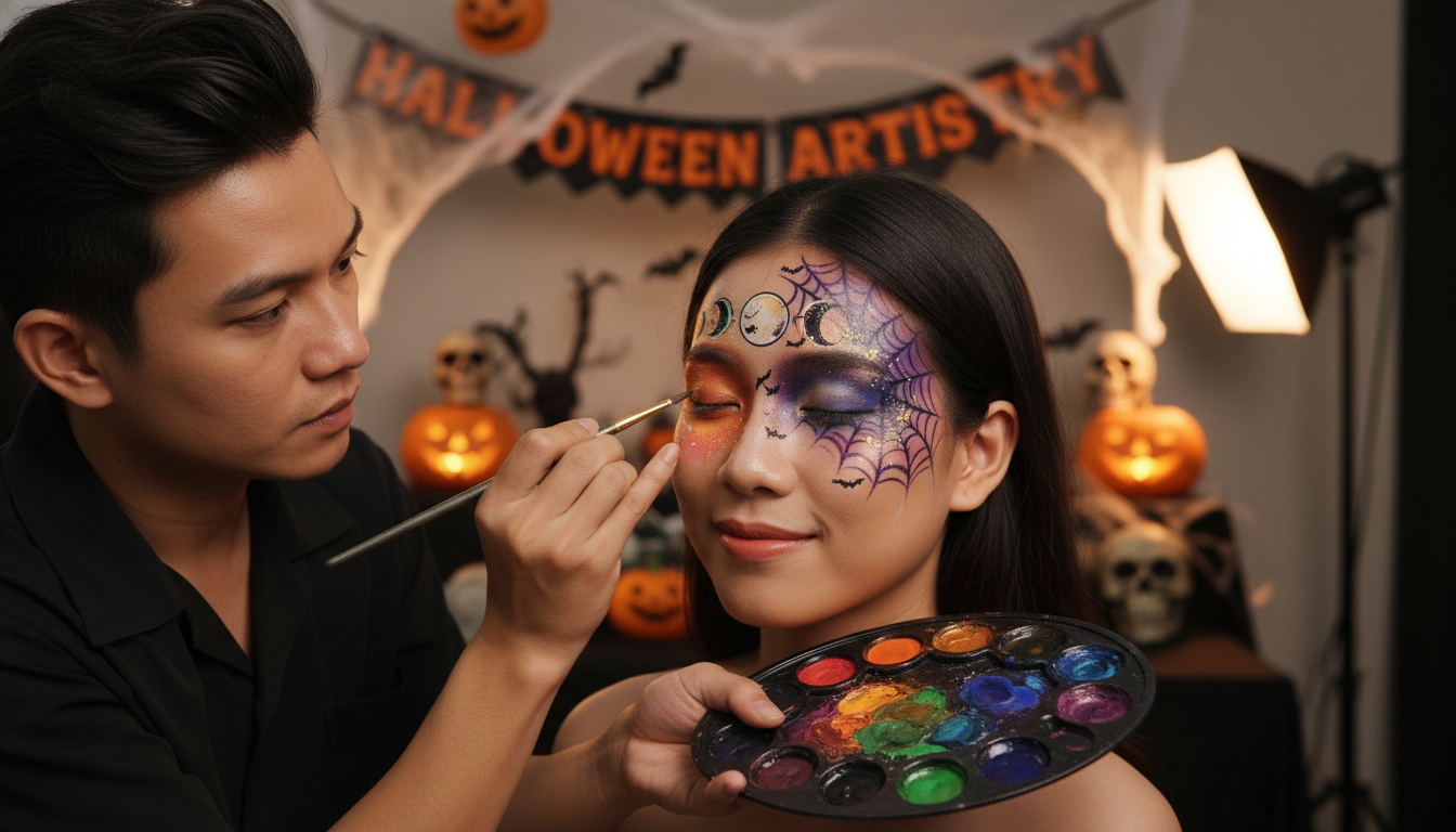Dịch Vụ Vẽ Mặt Halloween Tại Quận 11