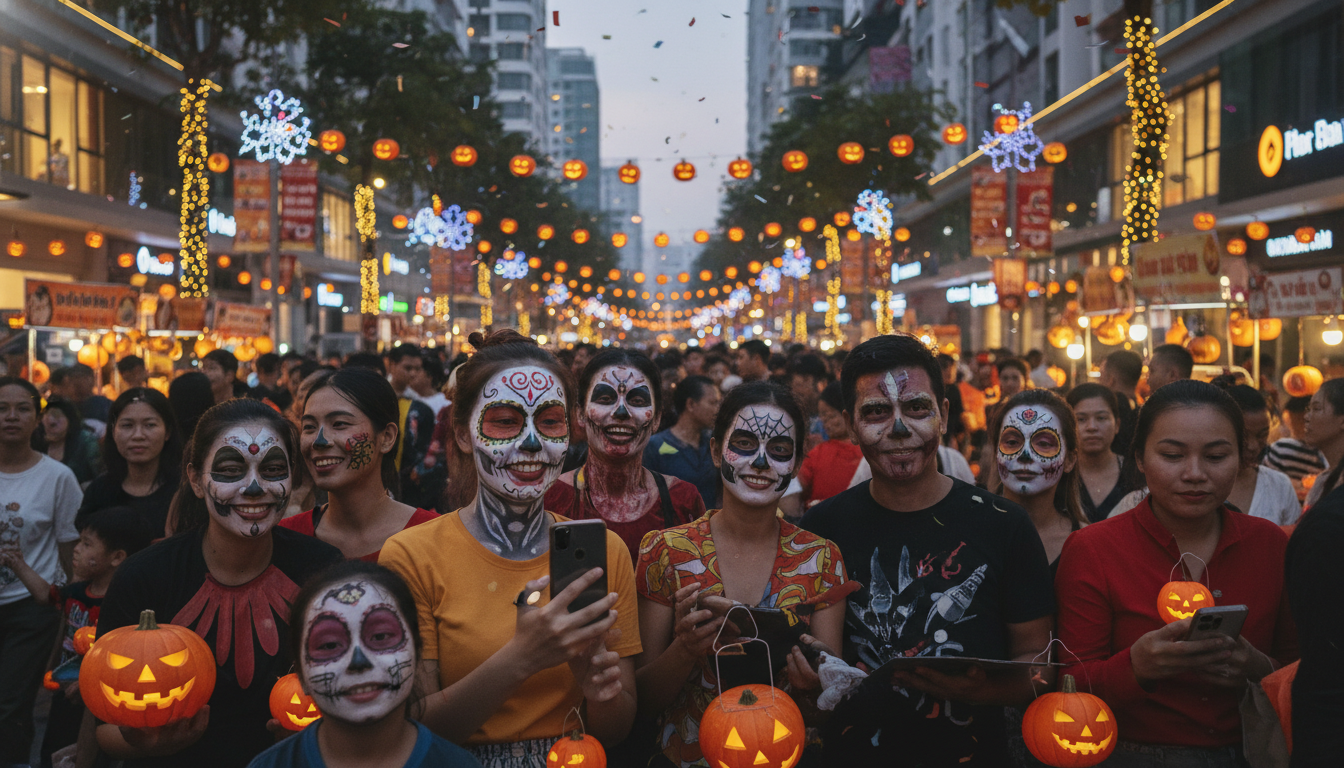 Dịch Vụ Vẽ Mặt Halloween Tại Quận 7