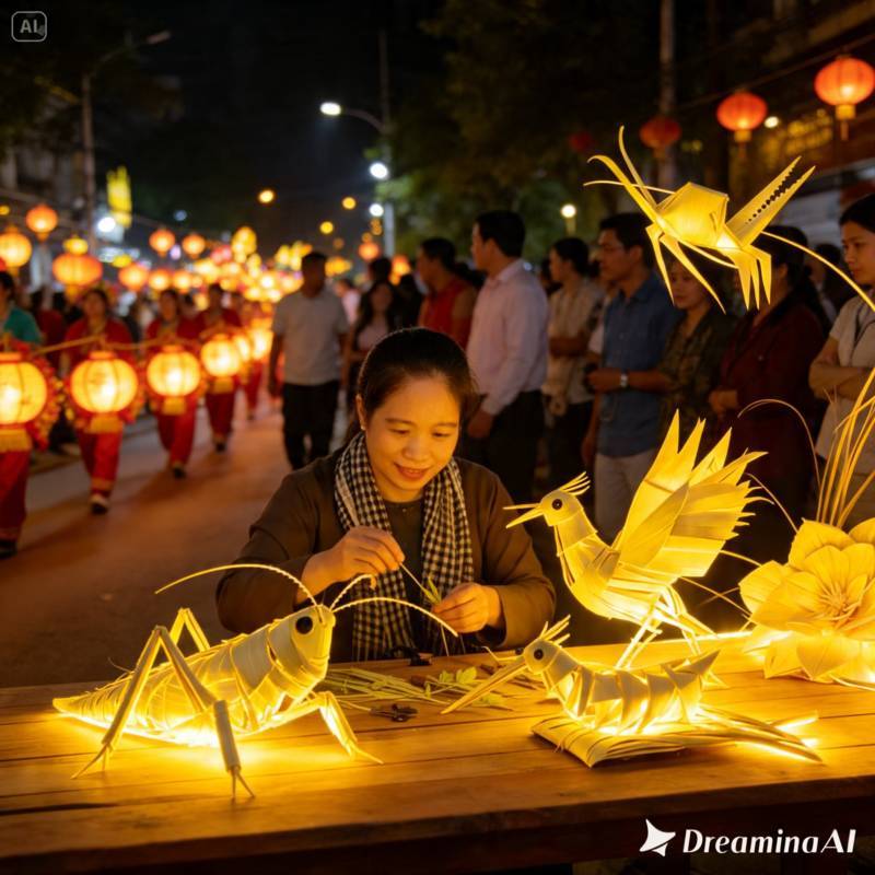 THUÊ NGHỆ NHÂN XẾP LÁ DỪA TẠI NHÀ BÈ